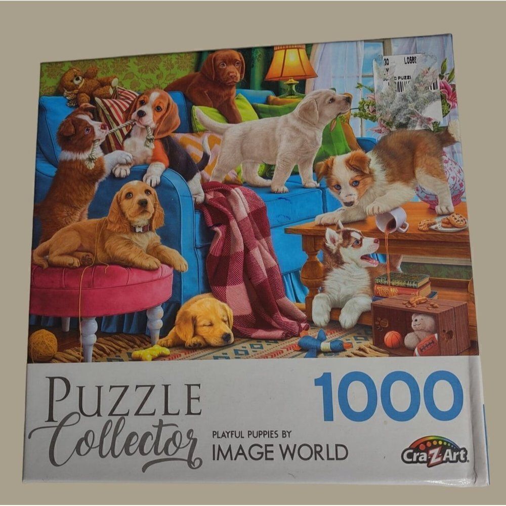 Image World "Playful Puppies" 1000 Piece Jigsaw Puzzle